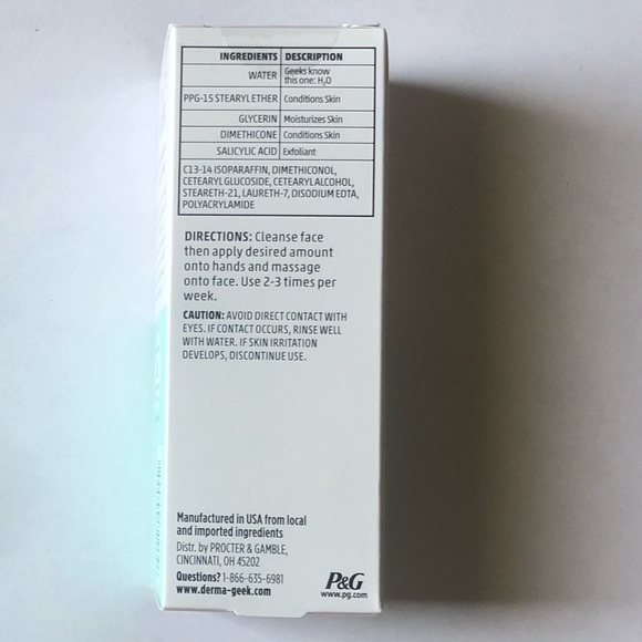 derma GEEK Gentle Facial Cleanser and Detoxifying Facial Serum Beta Hydroxy Acid - Picture 3 of 9